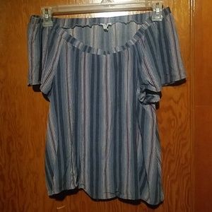 A across the shoulder shirt